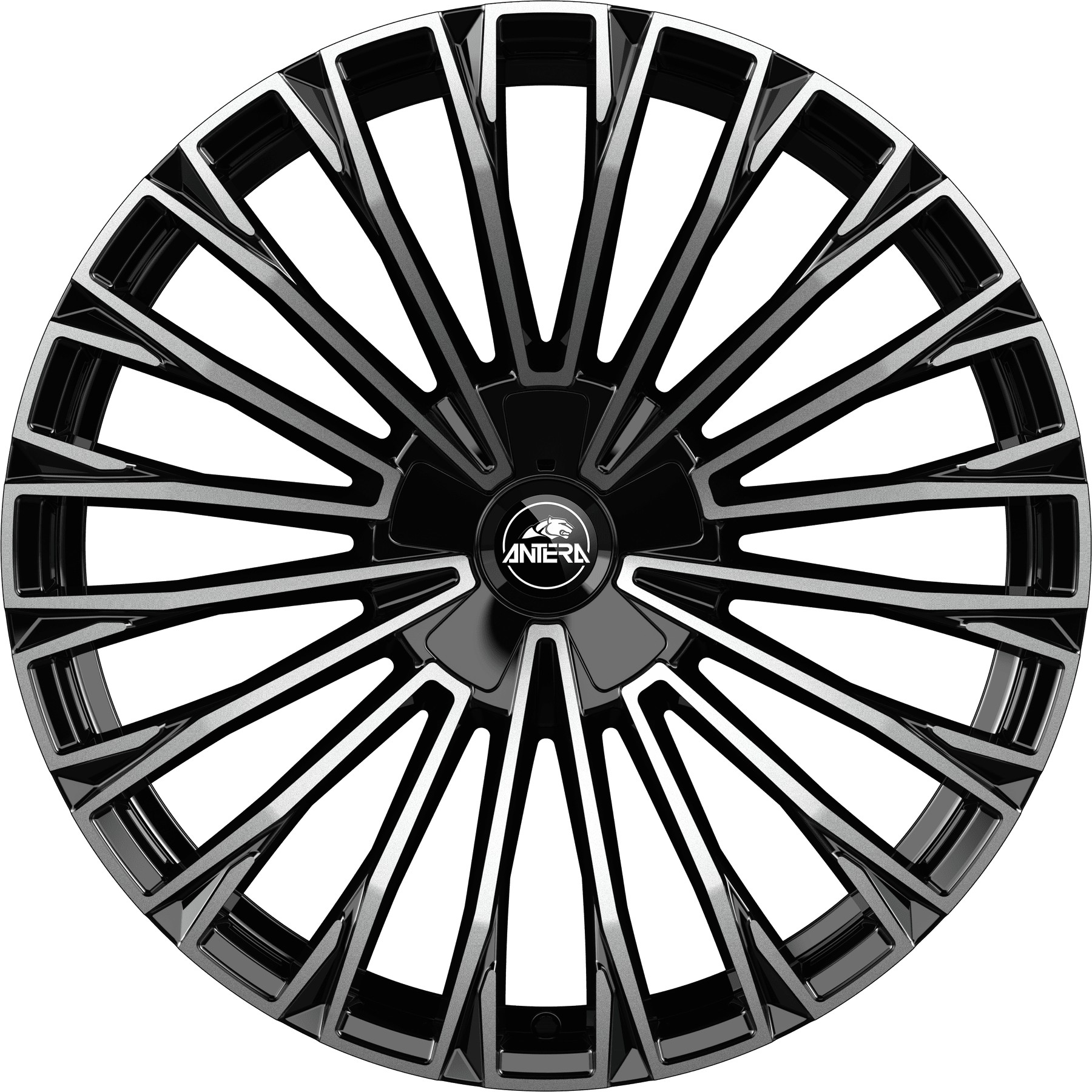 ANTERA A103 9.5X22 5X112 ET30/66.6 černá/leštěná