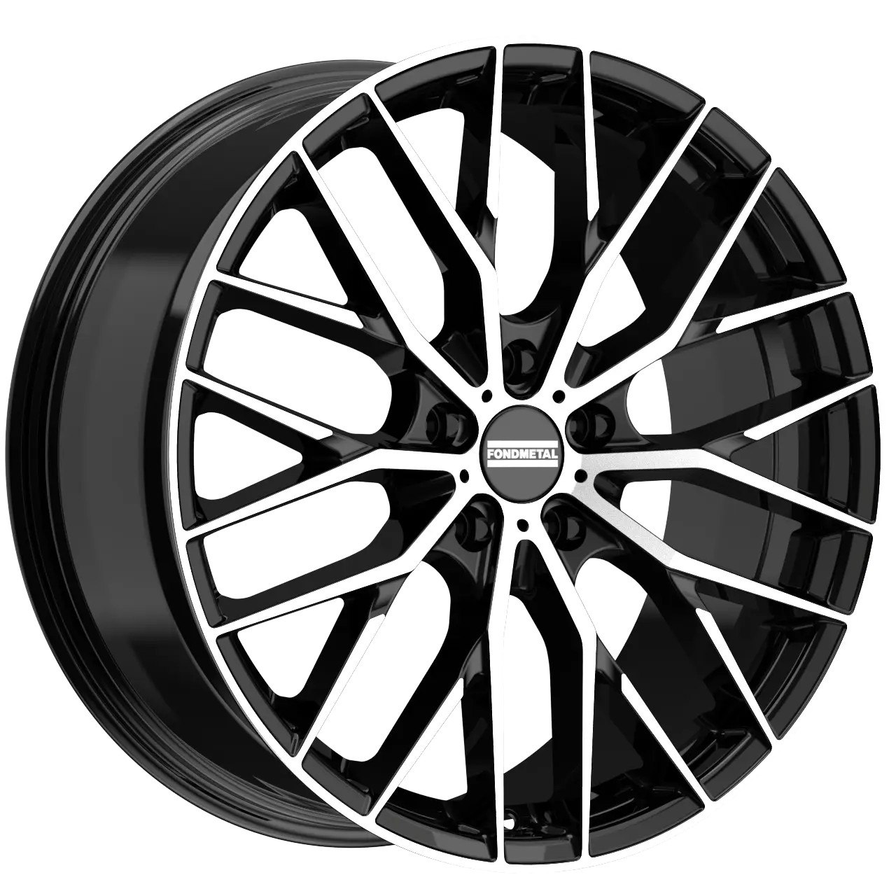 FONDMETAL MAKHAI 8.5X19 5X112 ET45/66.5 černá/leštěná