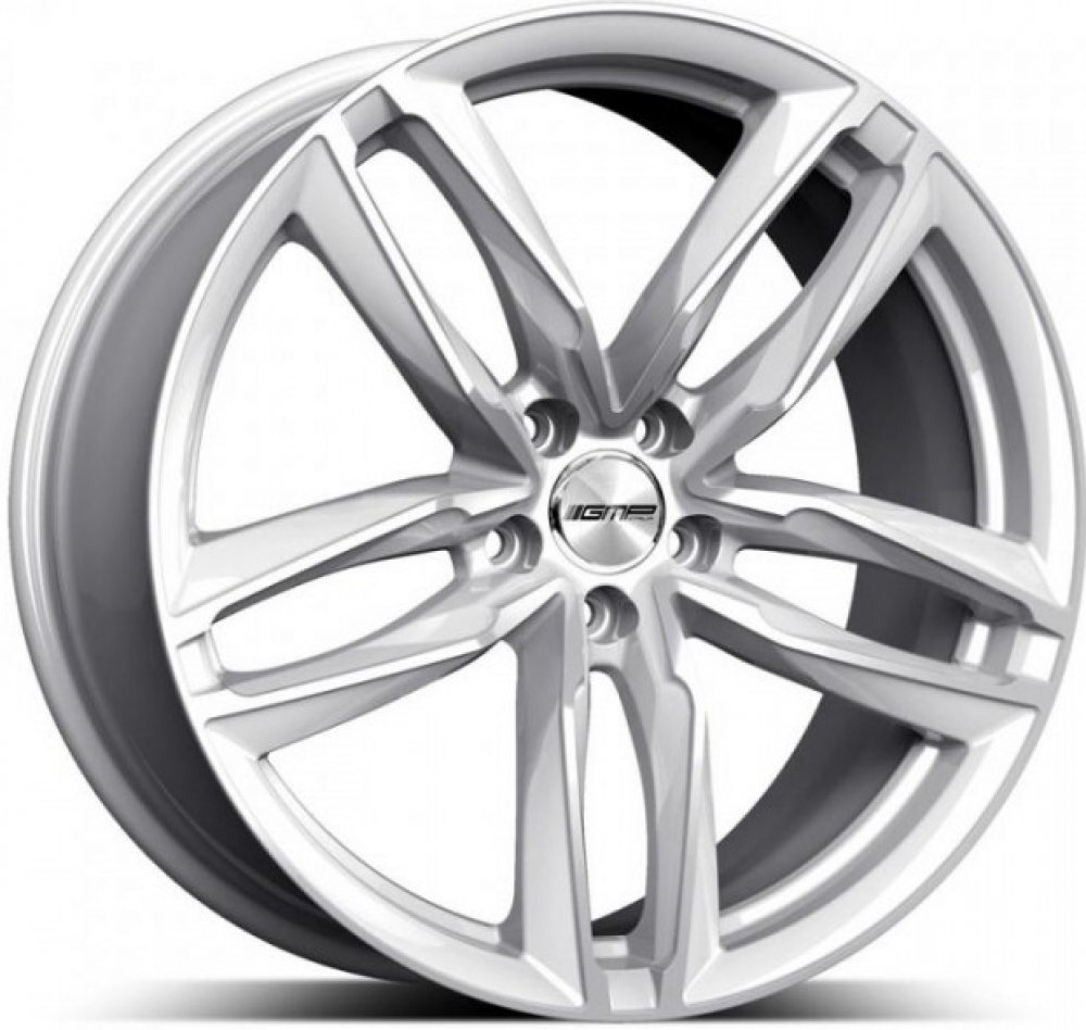 GMP ATOM LP 8X18 5X112 ET45/66.5 šedá/stříbrná