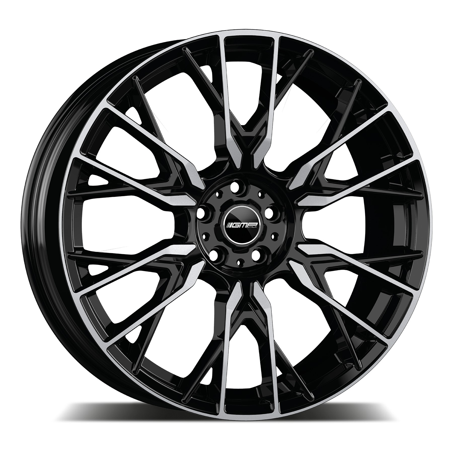 GMP FENDER 8.5X21 5X112 ET30/66.6 černá/leštěná
