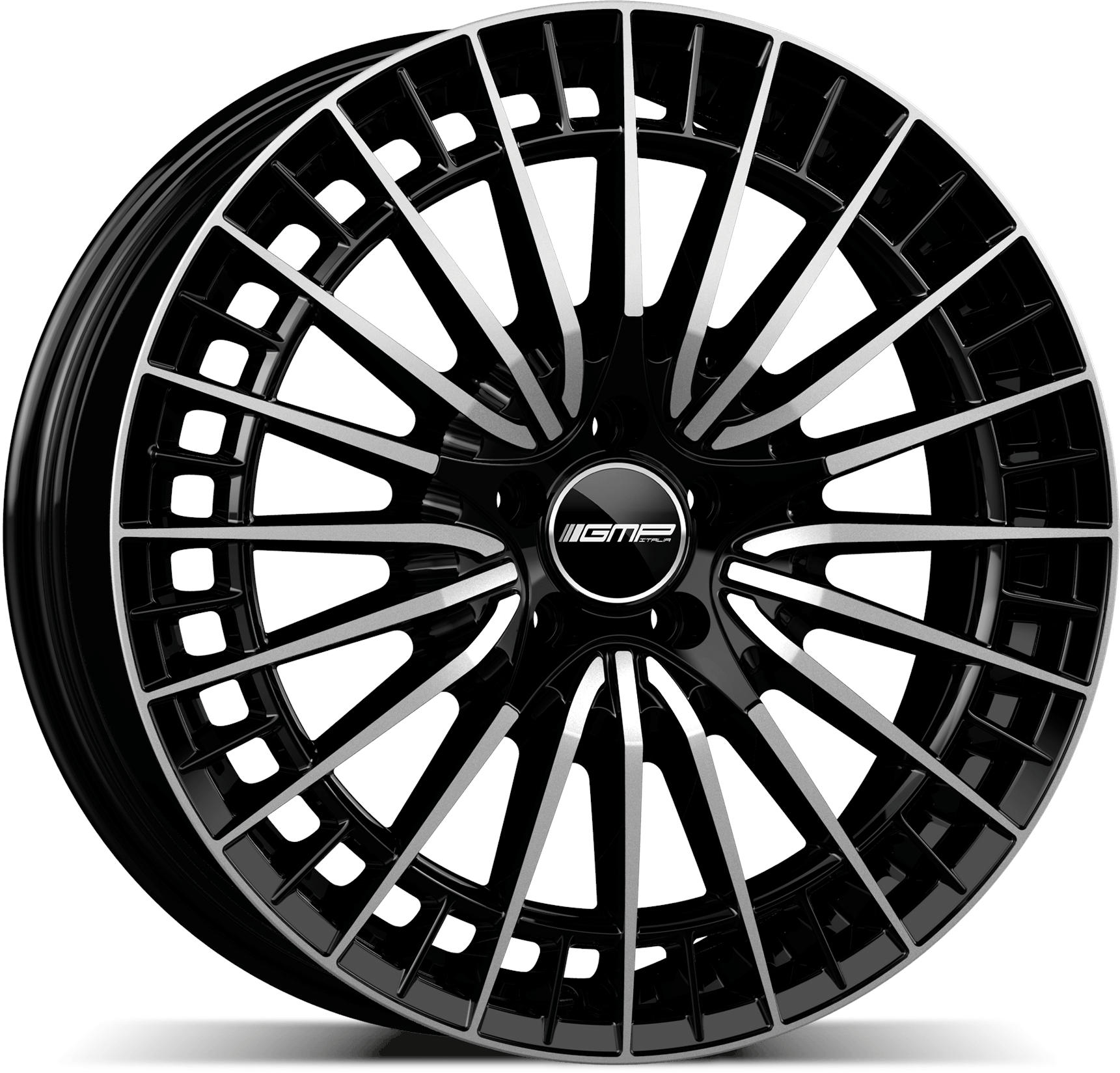 GMP QSTAR 9X21 5X112 ET30/66.6 černá/stříbrná