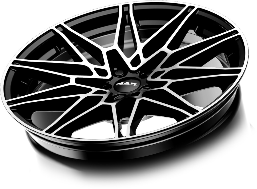 MAK KOENIG 7.5X18 5X112 ET22/66.6 černá/leštěná