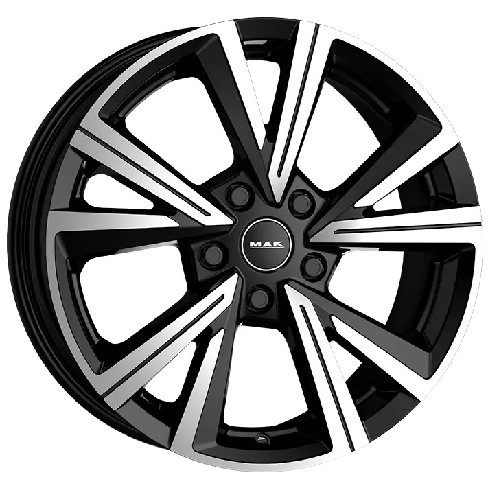 MAK QVARZ 7.5X18 5X114.3 ET35/76 černá/leštěná