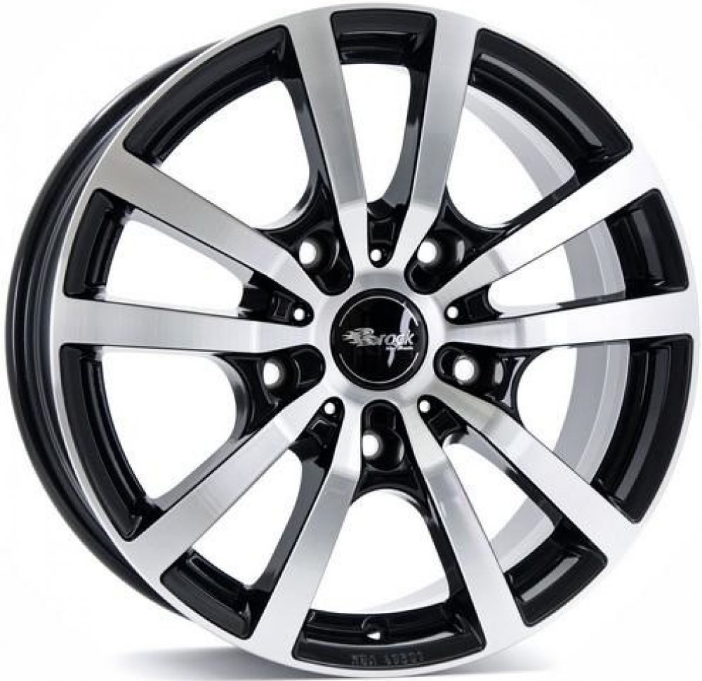 RC-DESIGN RC25T 7X17 5X112 ET51/66.6 černá/stříbrná