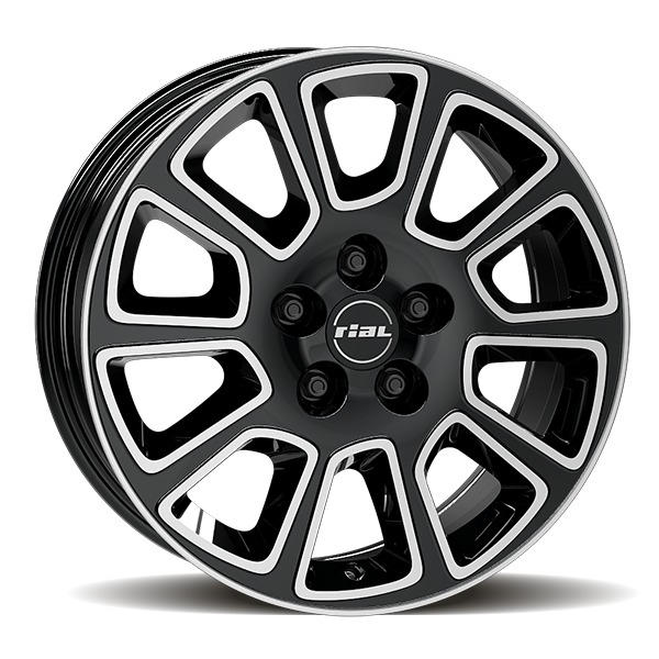 RIAL TRANSPORTER 2 7X17 5X114.3 ET45/66.1 černá/leštěná
