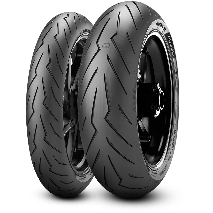 Sada moto pneu Pirelli DIABLO ROSSO III - 120/70 R17 58W  + 200/55 R17 78W