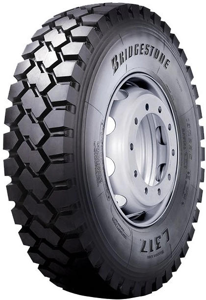 BRIDGESTONE 13 R22.5 V-STEEL LUG L317 EVO 158G/156K 3PMSF M+S DRIVE