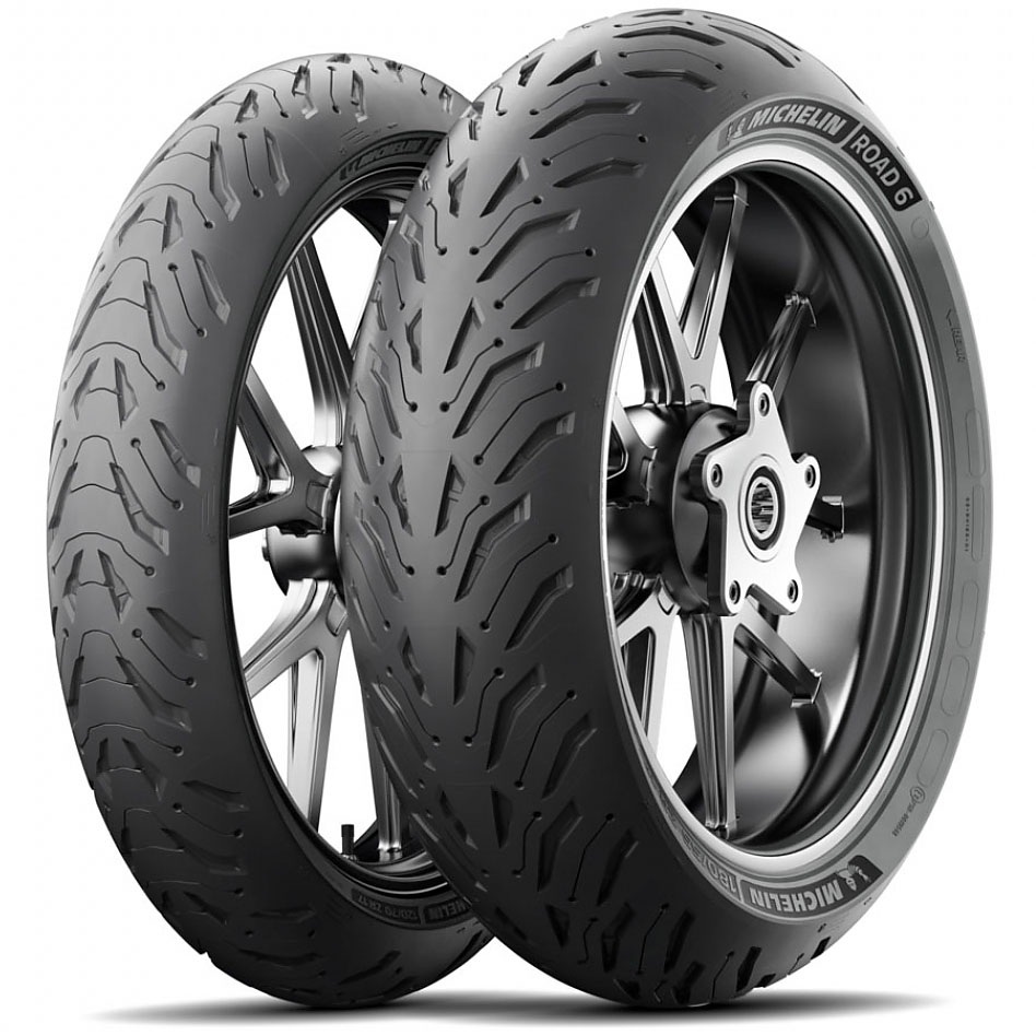 Sada moto pneu Michelin PILOT ROAD 6 - 120/60 R17 55W  + 170/60 R17 72W