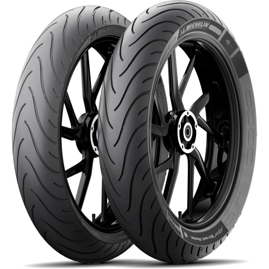 Sada moto pneu Michelin PILOT STREET - 100/80 R17 52S  + 130/70 R17 62S