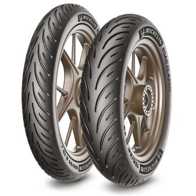 Sada moto pneu Michelin ROAD CLASSIC - 100/90 R19 57V  + 130/80 R18 66V