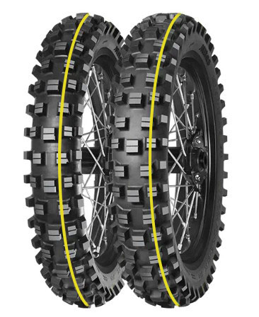 MITAS 120/90-18 TERRA FORCE-EX XT SUPER EXTREME 65M TT ZADNÍ (ŽLUTÝ PROUŽEK) DOT 2026 (460103) (náhradní:70000286)