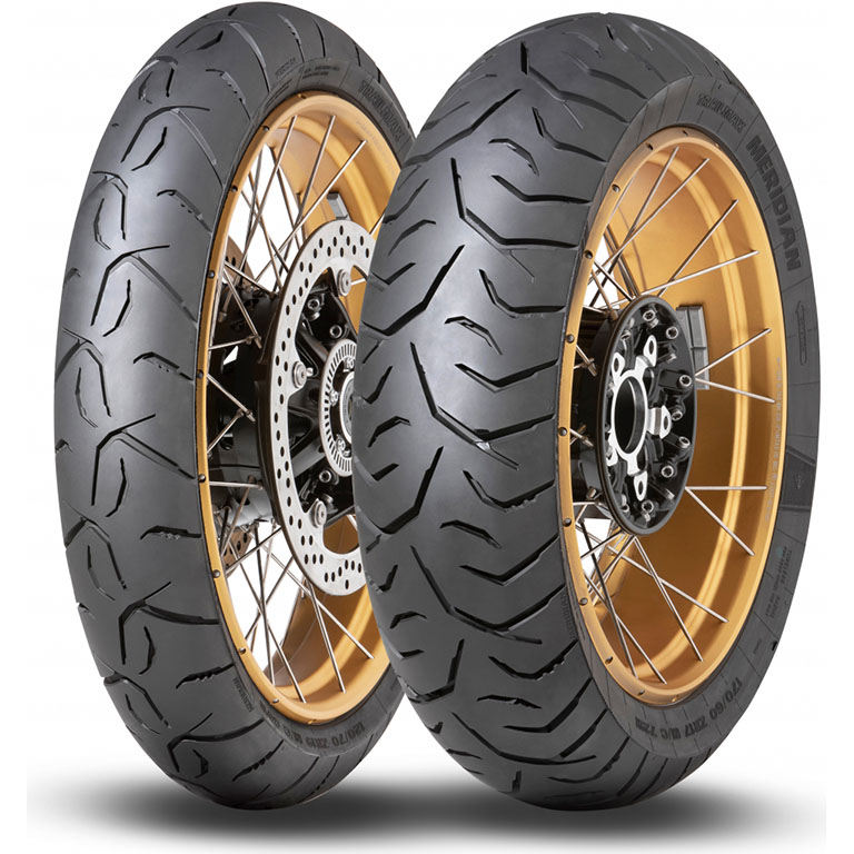 Sada moto pneu Dunlop TRAILMAX MERIDIAN - 90/90 R21 54S  + 130/80 R17 65H