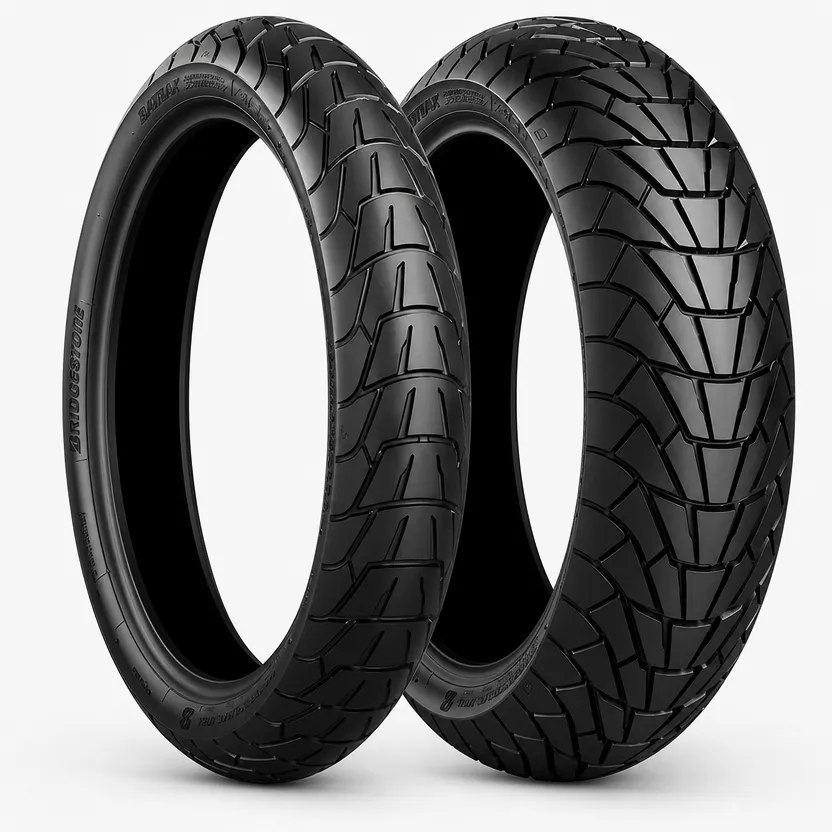 BRIDGESTONE 130/80-18 AX41S SCRAMBLER M/C 66P TT FRONT DOT2025