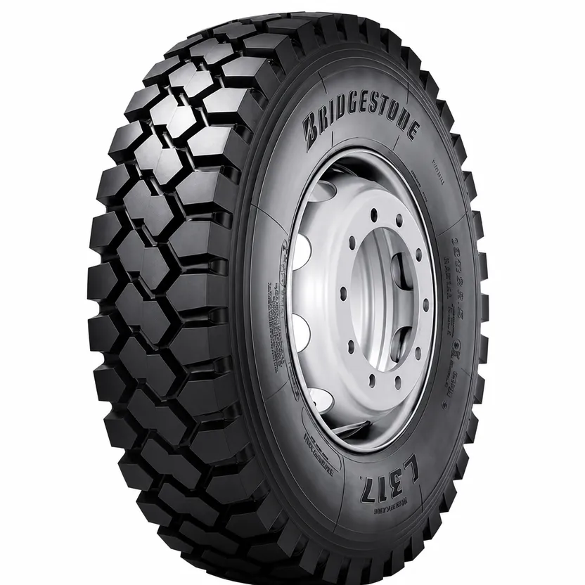 BRIDGESTONE 13 R22.5 V-STEEL LUG L317 EVO 158G/156K 3PMSF M+S DRIVE DOT2024