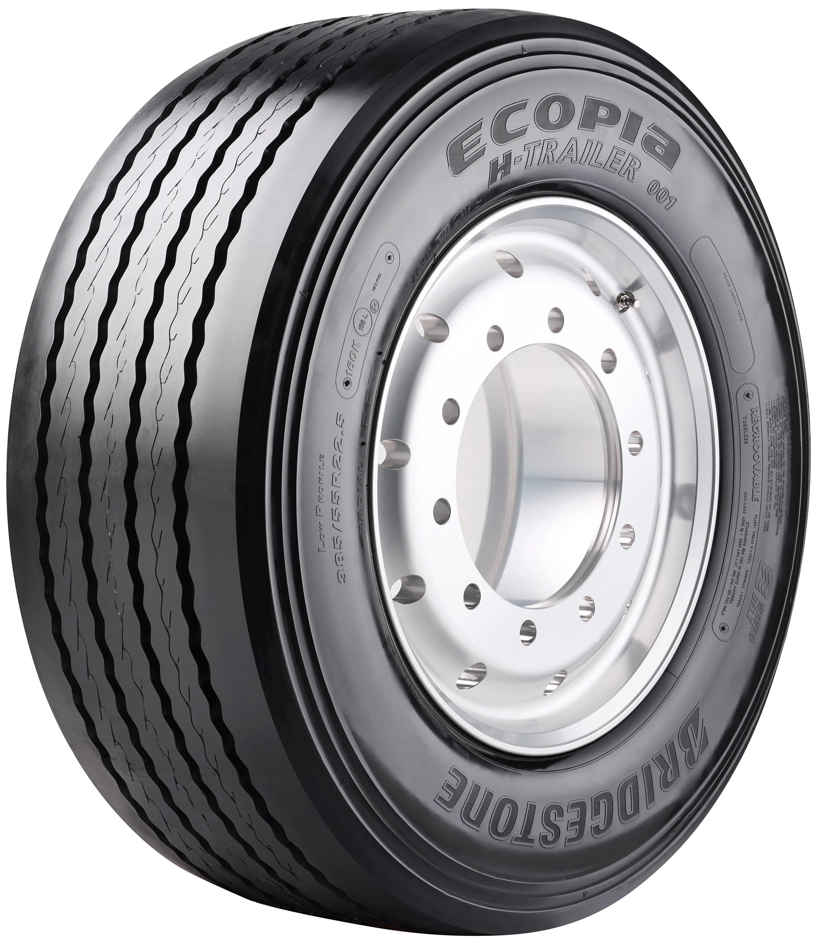 BRIDGESTONE 205/65 R17.5 R-TRAILER 001 132/130J 3PMSF M+S TRAILER DOT2024