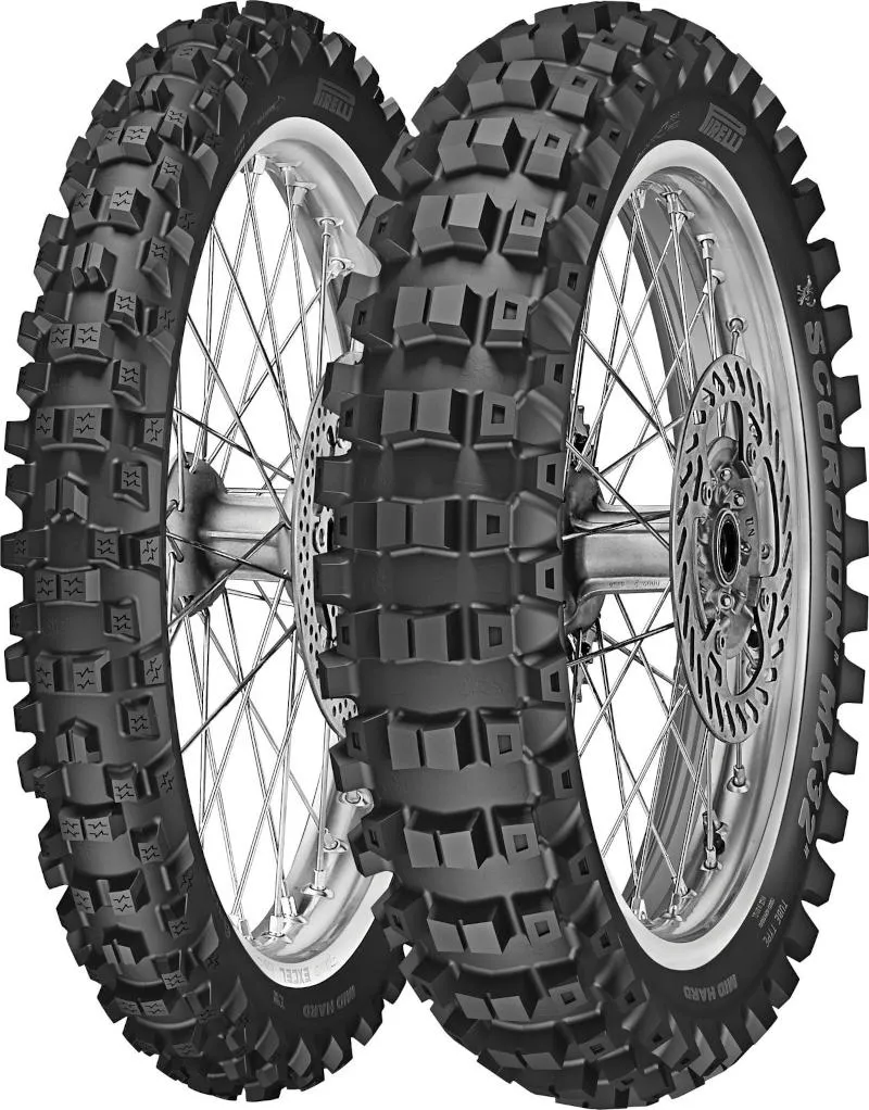 PIRELLI 80/100-21 SCORPION MX32 MID HARD M/C 51M TT MST FRONT DOT2025