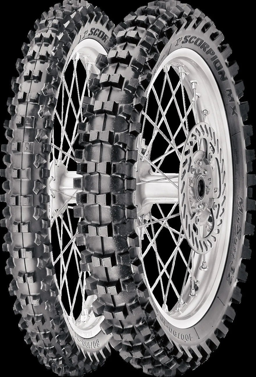 PIRELLI 110/90-19 SCORPION MX32 MID SOFT NHS 62M REAR DOT2025