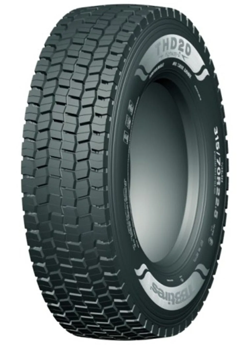 TBBTIRES 295/60 R22.5 THD20 150/147K 3PMSF M+S DRIVE