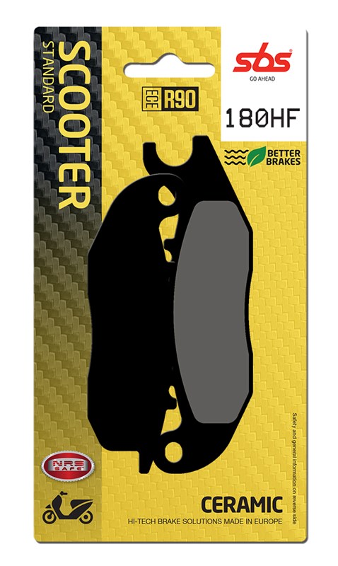 SBS brake pads KH375 street standart ceramic colour black (180HF)