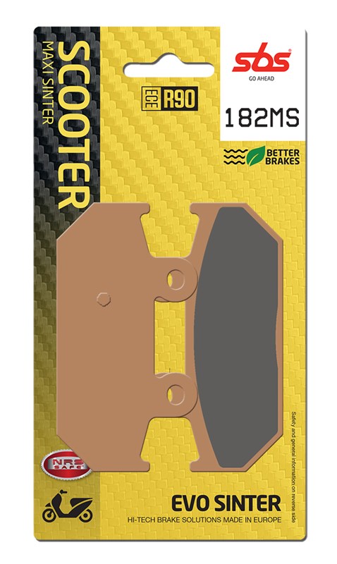 SBS brake pads KH412 maxi sinteredsinteredcolour gold SUZUKI an 400/650 burgman 02-23 rear(182MS)