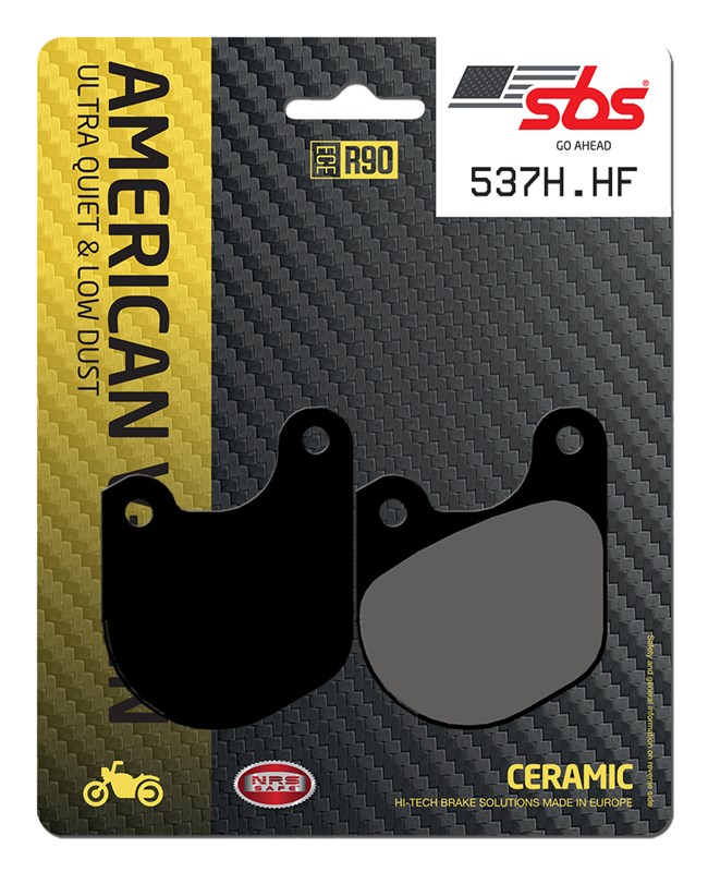 SBS brake pads KH71 street standart ceramic colour black HARLEY DAVIDSON low rider/ tou glide/ low glide/wilde glide front (537H.HF)
