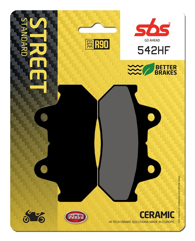 SBS brake pads KH69/3 street standart ceramic colour black (542HF)
