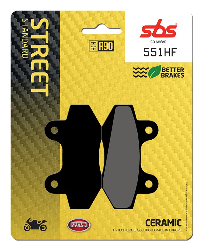 SBS brake pads KH86 street standart ceramic colour black (551HF)
