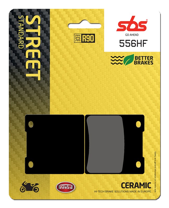 SBS brake pads KH63/ 161 street standart ceramic colour black (556HF)