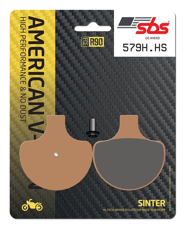 SBS brake pads KH94 street performance (excel) sinteredcolour gold (579H.HS)