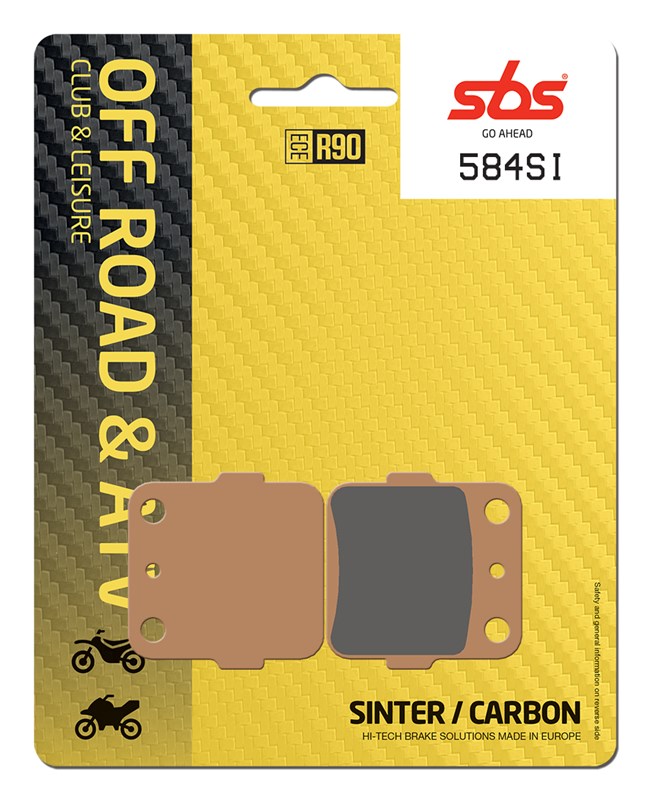 SBS brake pads KH84/3 OFF-ROAD sinteredcolour gold (584SI)