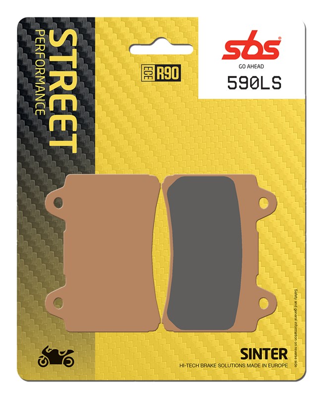 SBS brake pads KH123 street performance (excel) sinteredcolour gold (590LS)