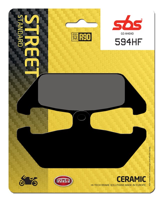 SBS brake pads KH120 street standart ceramic colour black (594HF)