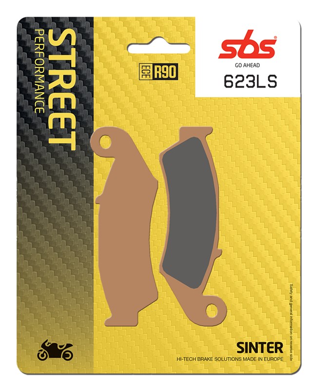 SBS brake pads KH143 street performance (excel) sinteredcolour gold (623LS)