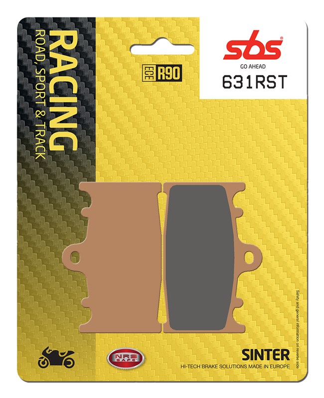 SBS brake pads KH158 track and sport sinteredcolour gold (631RST)