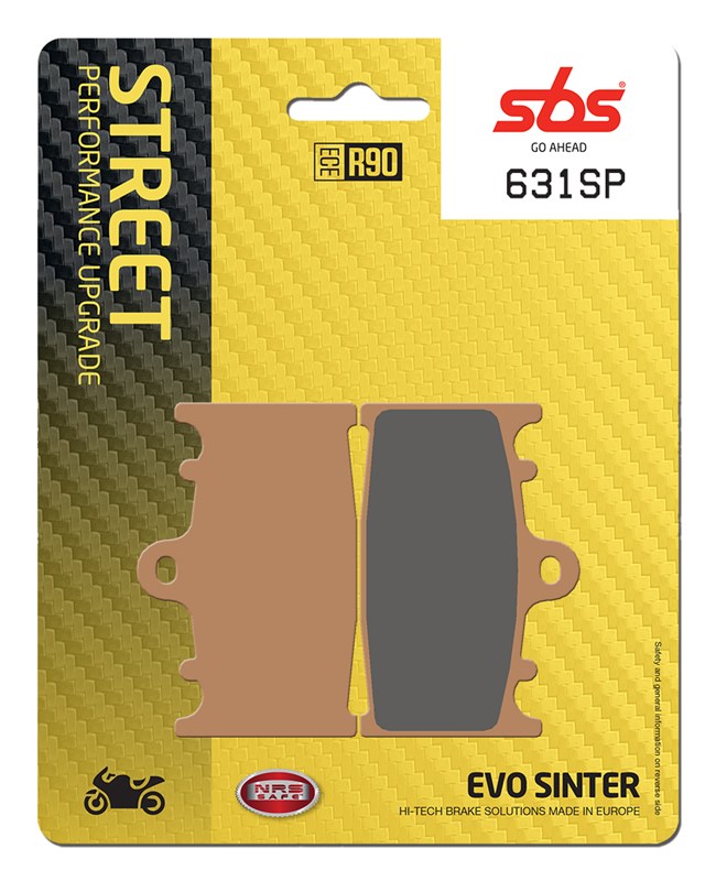 SBS brake pads KH158 evo sintered(631SP)