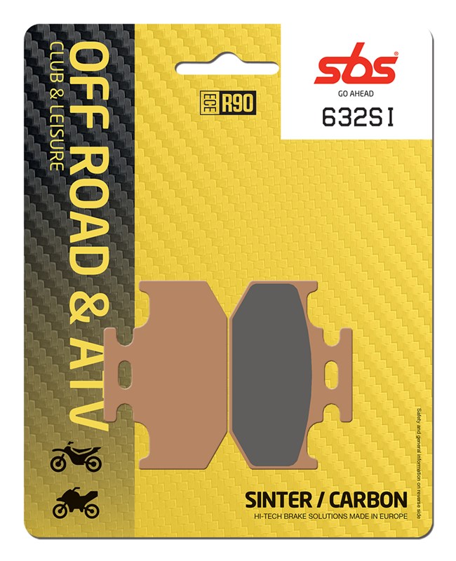 SBS AKCE brzdové destičky KH152 OFF-ROAD sintrované barva zlatá (632SI)
