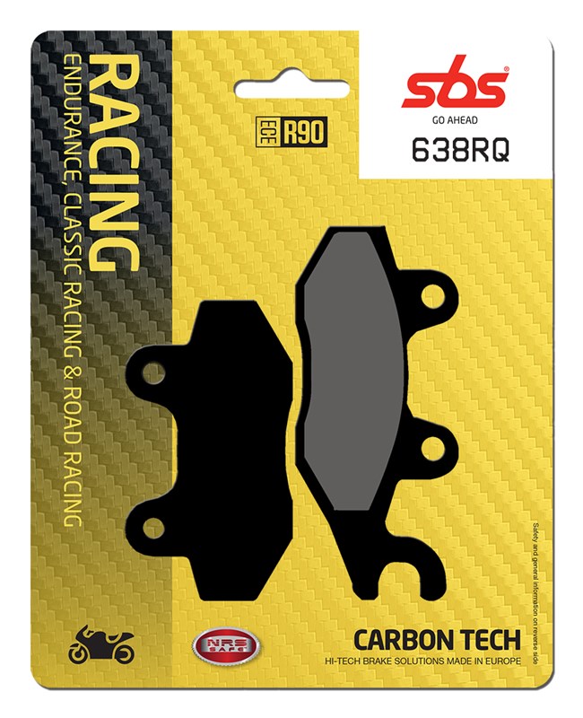 SBS brake pads KH165 / KH215 racing carbon tech colour black (638RQ)