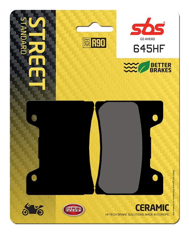 SBS brake pads KH160 street standart ceramic colour black (645HF)