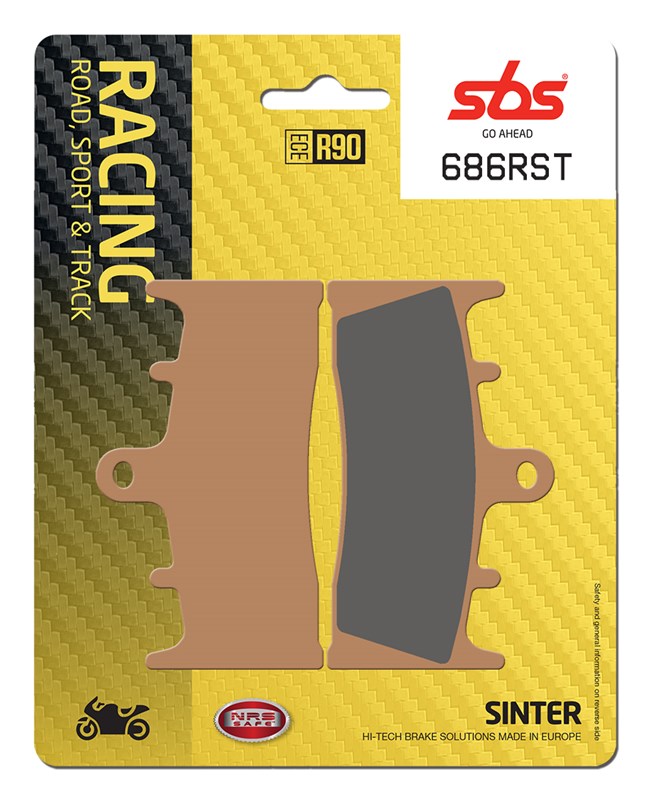 SBS brake pads KH188 track and sport sinteredcolour gold (686RST)