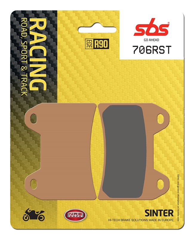 SBS brake pads KH244 track and sport sinteredcolour gold 706RST