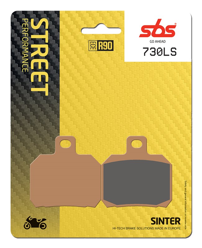 SBS brake pads KH266 street performance (excel) sinteredcolour gold APRILIA 1000rsv rear(730LS)