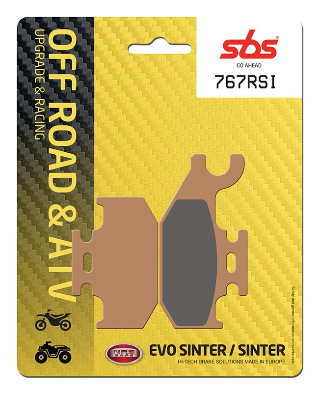 SBS výprodej brzdové destičky KH317 OFF-ROAD RACING sintrované barva zlatá (767RSI)