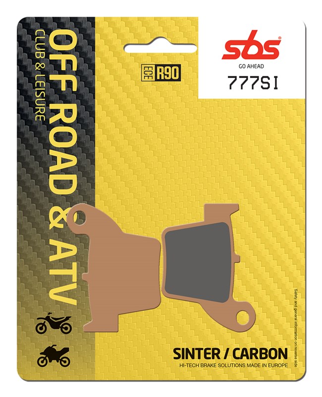 SBS AKCE brzdové destičky KH346 OFF-ROAD sintrované barva zlatá HONDA CR/CRF zadní (777SI)