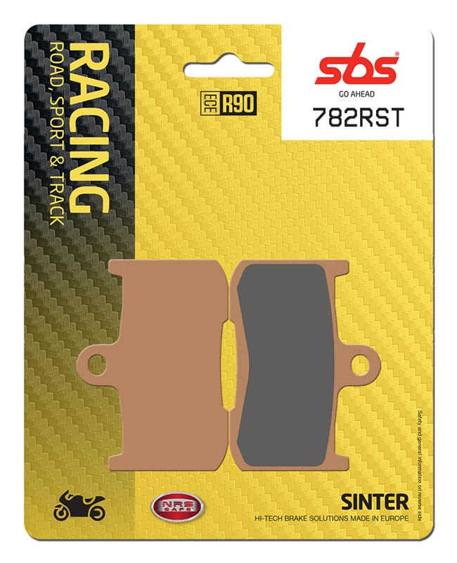 SBS brake pads KH347 track and sport sinteredcolour gold KAWASAKI Z800/1000, ZX-9R, indian 1800, TRIUMPH 675/1050, victory (782RST)