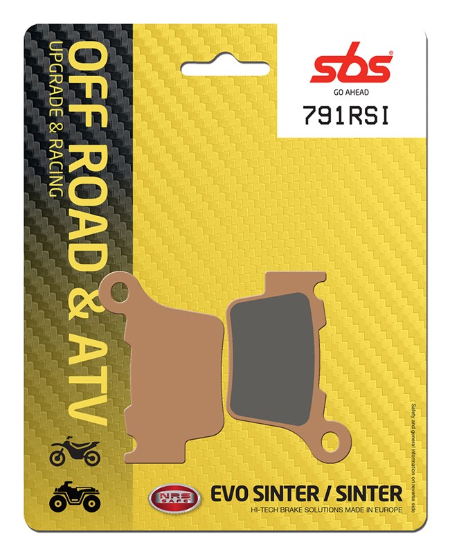 SBS brake pads KH368 OFF-ROAD racing sinteredcolour gold (791RSI)