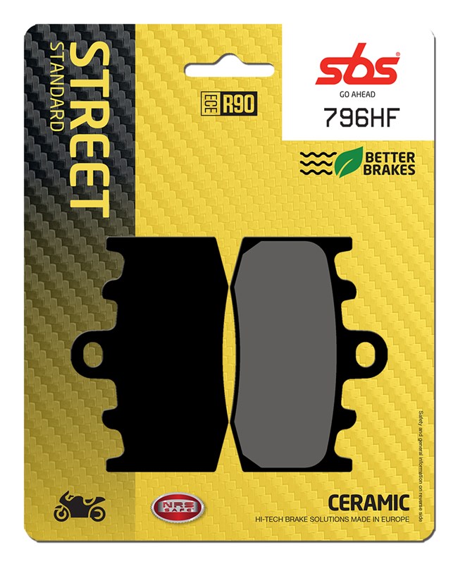 SBS brzdové destičky KH335 STREET keramické barva černá BMW R850/1100/1150/1200, K1200/1300 přední (796HF)