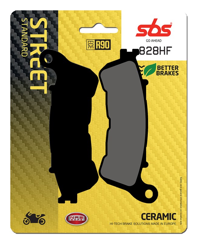 SBS brake pads KH388 street standart ceramic colour black (828HF)