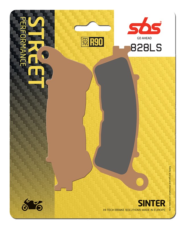 SBS brake pads KH388 street performance (excel) sinteredcolour gold (828LS)