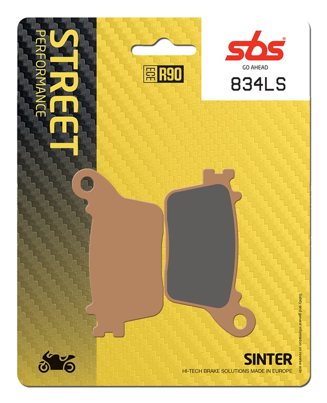 SBS brake pads KH436 street performance (excel) sinteredcolour gold HONDA CBR600/1000, SUZUKI GSX-R600/750/1000/, YAMAHA r1 rear(834LS)