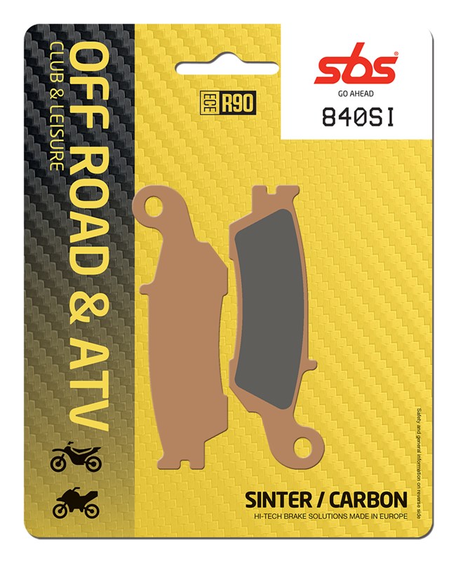 SBS AKCE brzdové destičky KH450 OFF-ROAD sintrované barva zlatá (840SI)